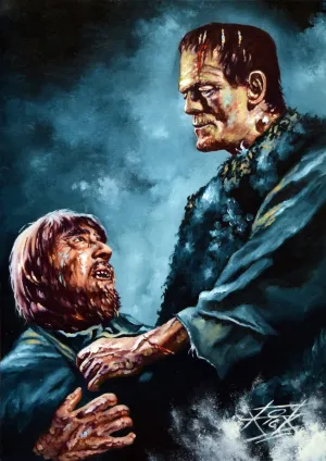 Rick Melton - Son of Frankenstein - Art Print