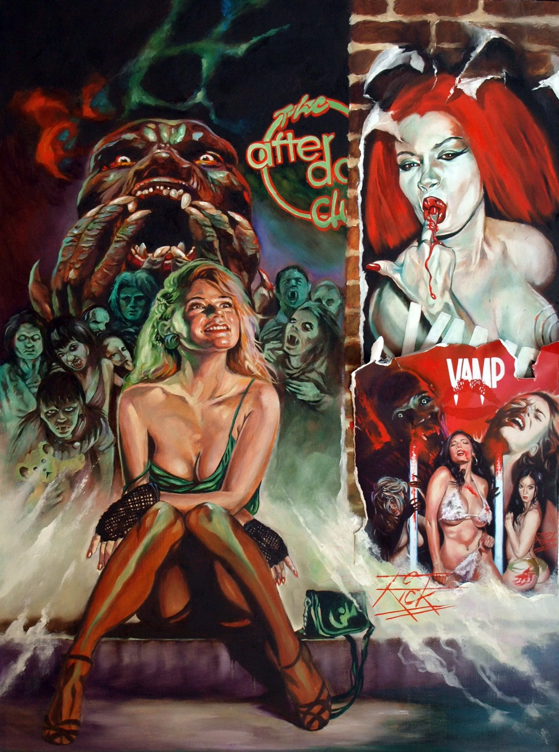 Rick Melton - Vamp - Classic Horror - Art Print