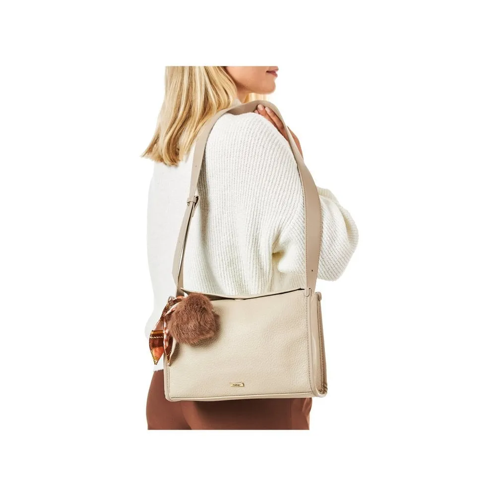 Rieker H1656-60 Ladies Beige Bag