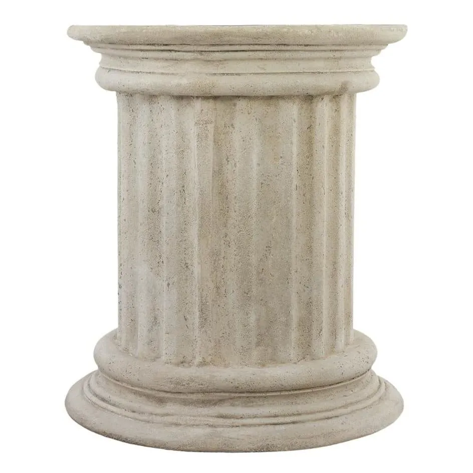 Roman Doric Column Classical Fluted Architectural Tall Plinth by Design Toscano