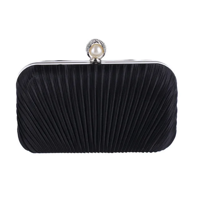 Ruched Evening Clutch