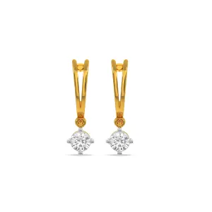 Samantha Solitaire Earring