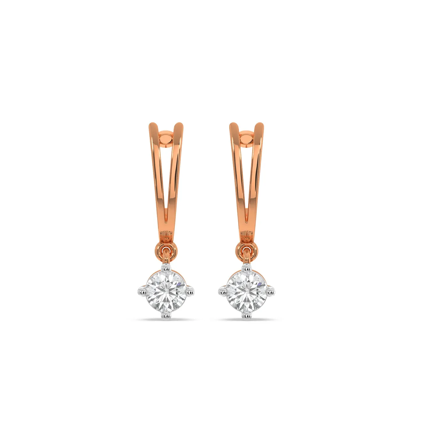 Samantha Solitaire Earring