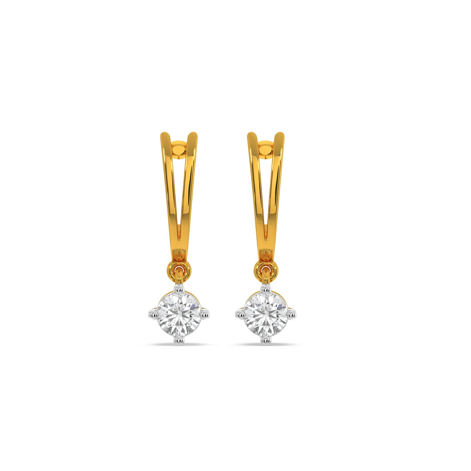 Samantha Solitaire Earring