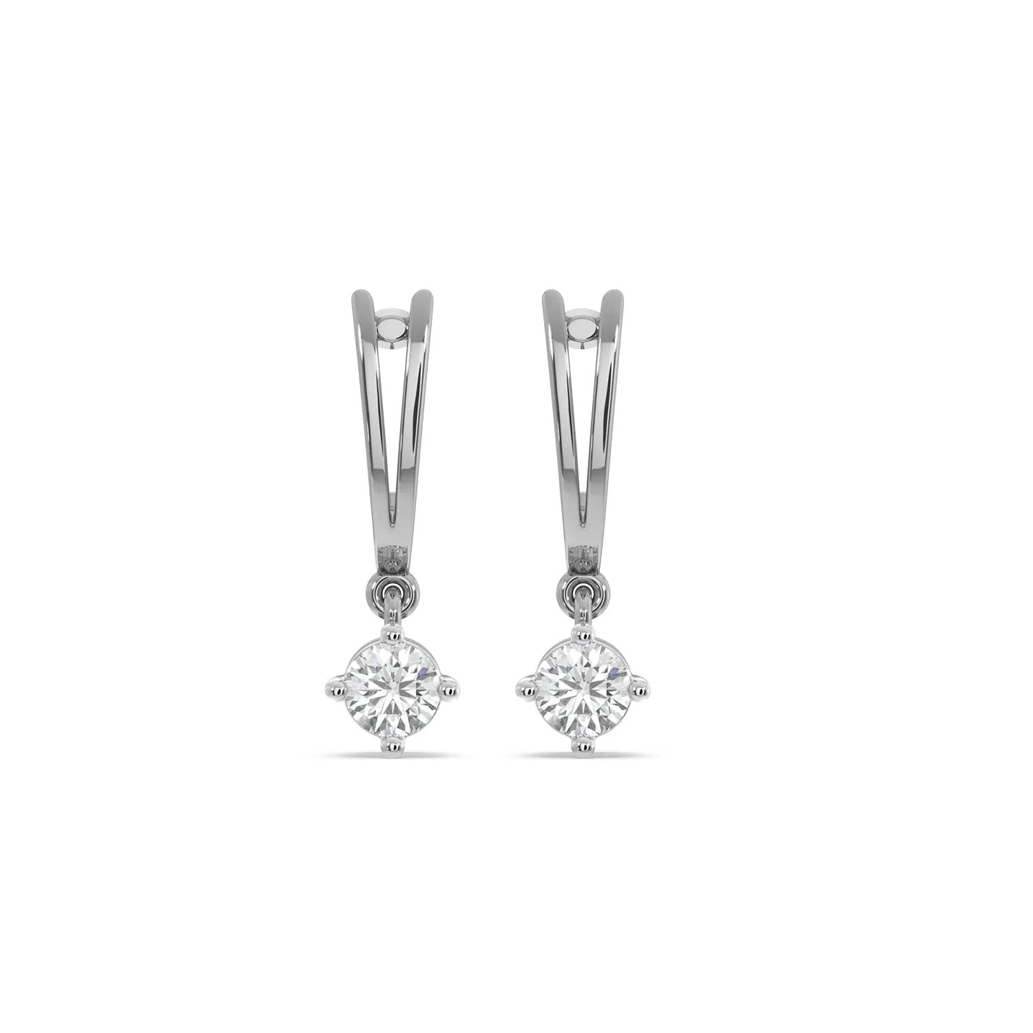 Samantha Solitaire Earring