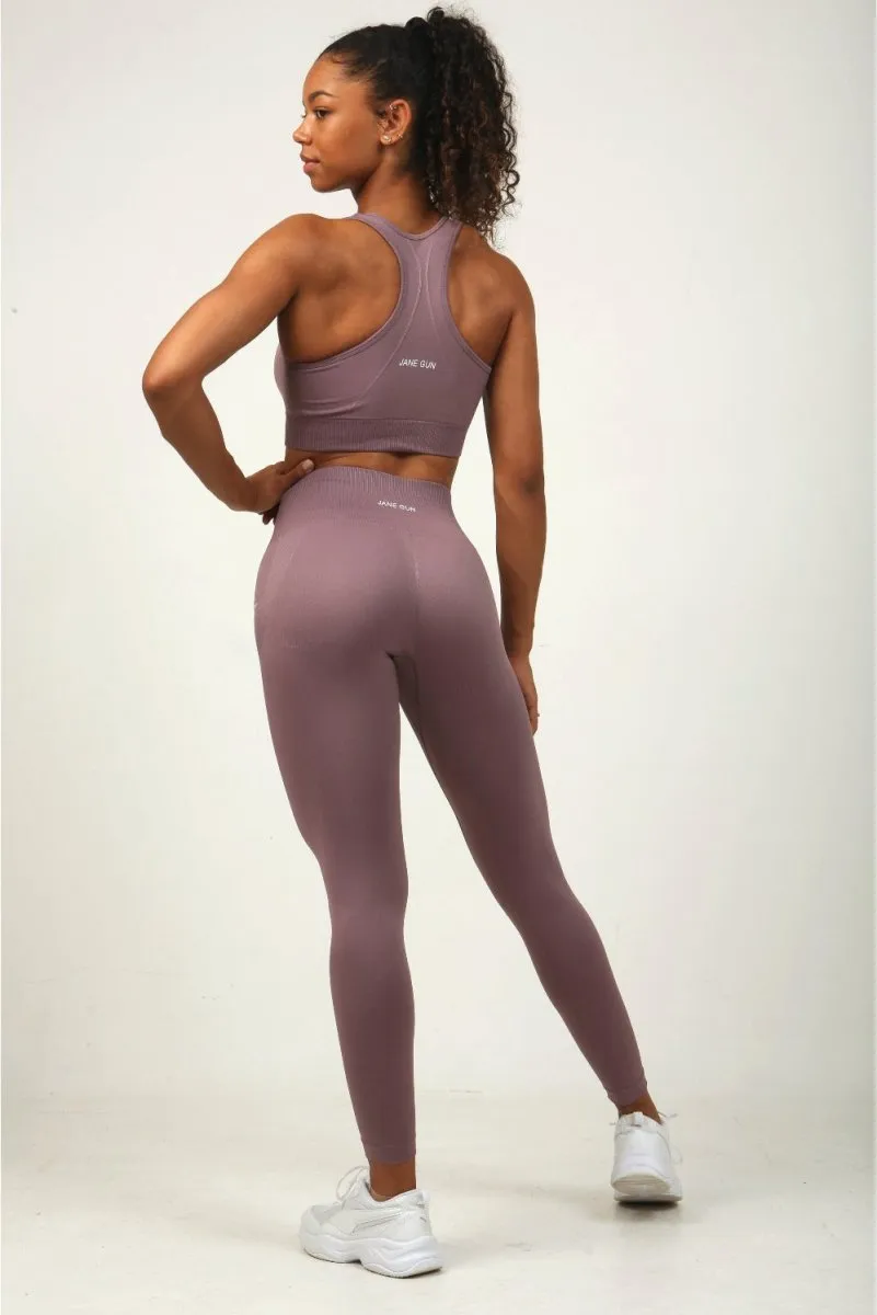 Seamless Leggings - High Waist - Flamingo Nude