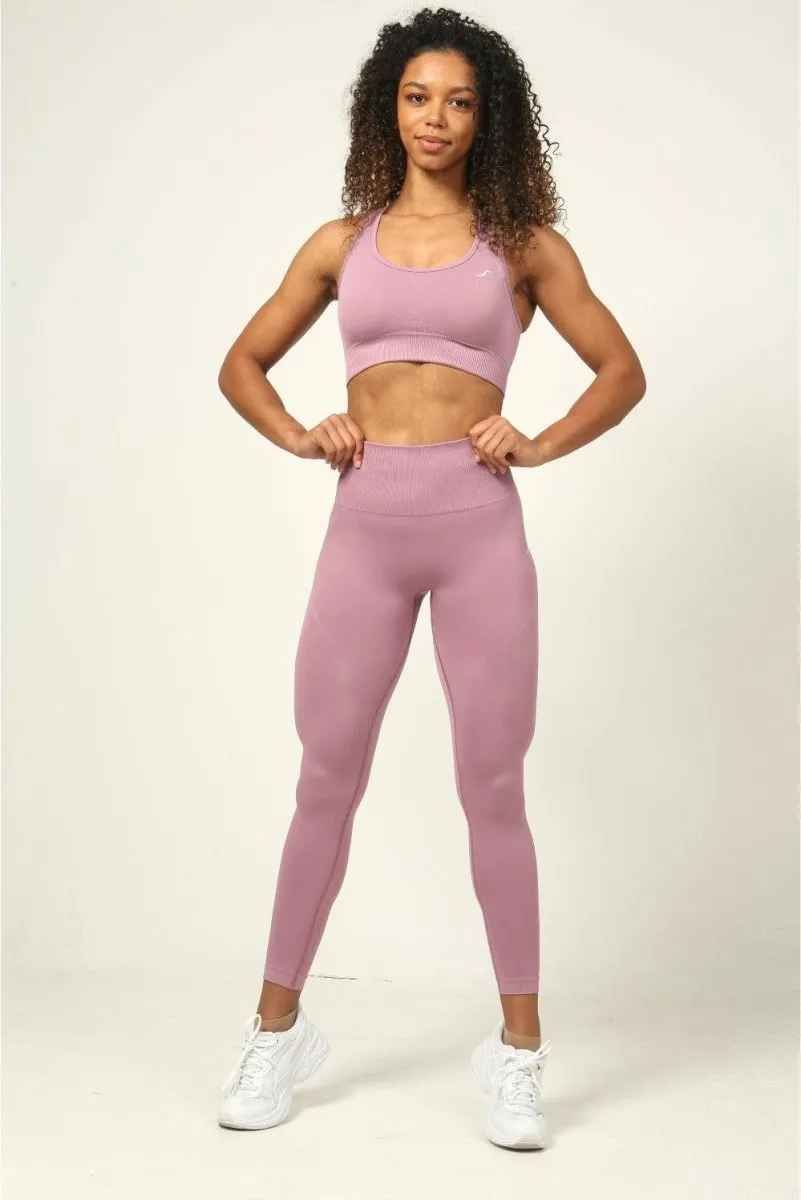 Seamless Sports Bra - Nude Pink