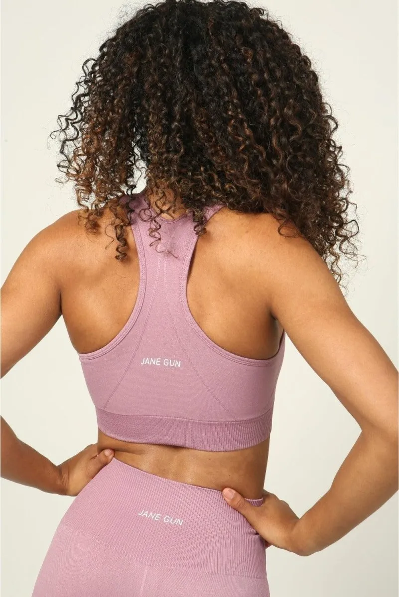 Seamless Sports Bra - Nude Pink