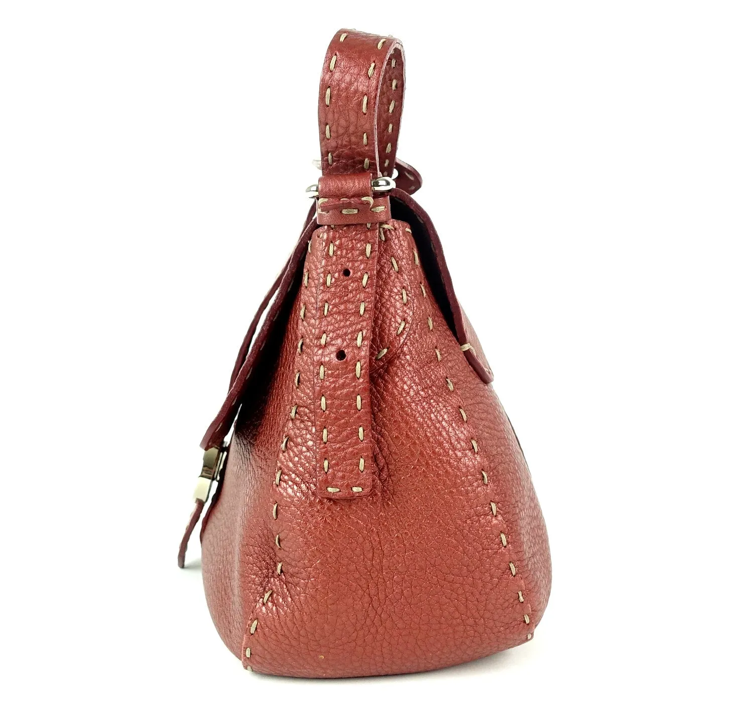 Selleria Pebbled Leather Flap Bag