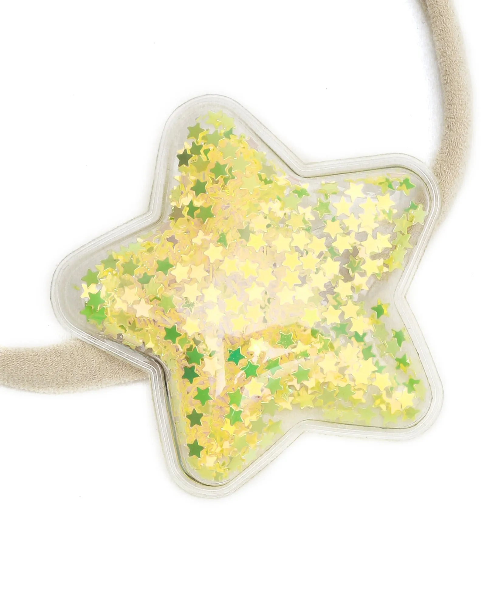 Sequin Star Headband - Yellow