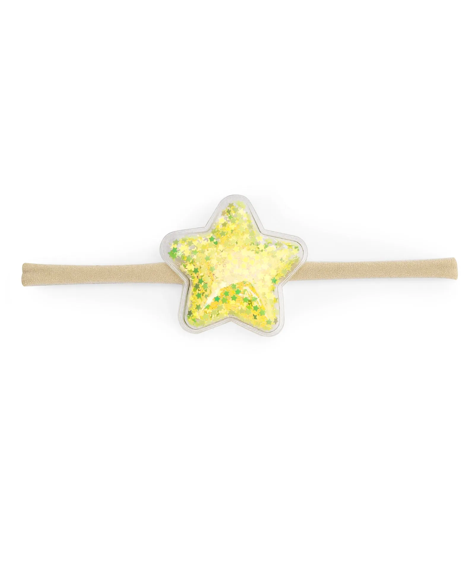 Sequin Star Headband - Yellow