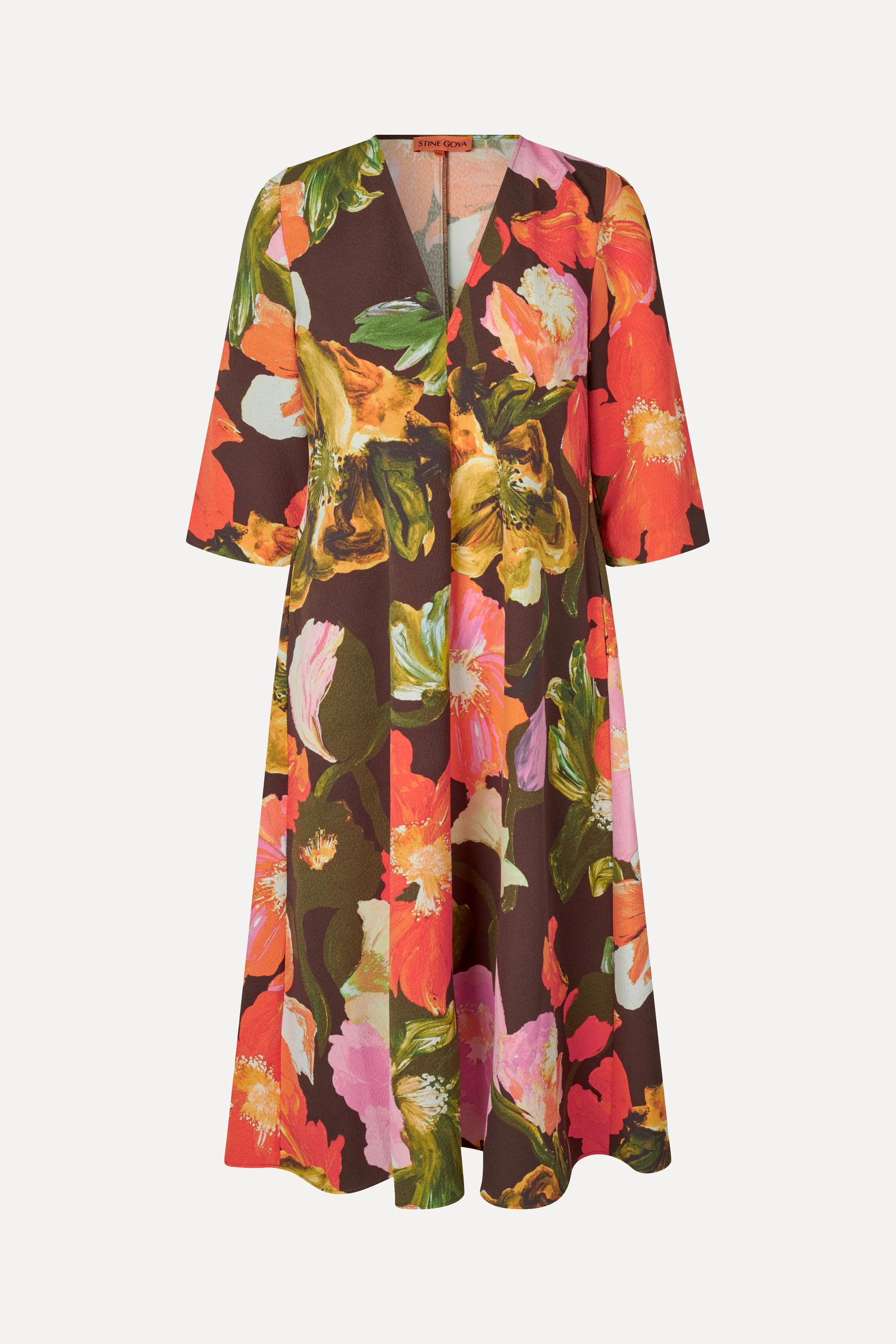 SGVic Dress - Summer Night Poppies