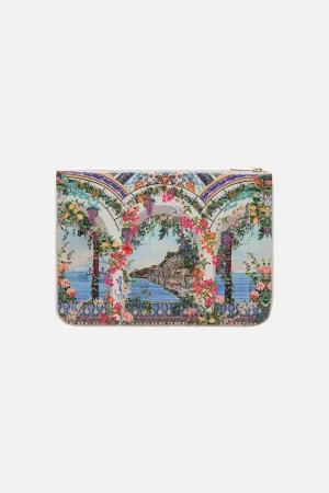 SMALL CANVAS CLUTCH AMALFI AMORE