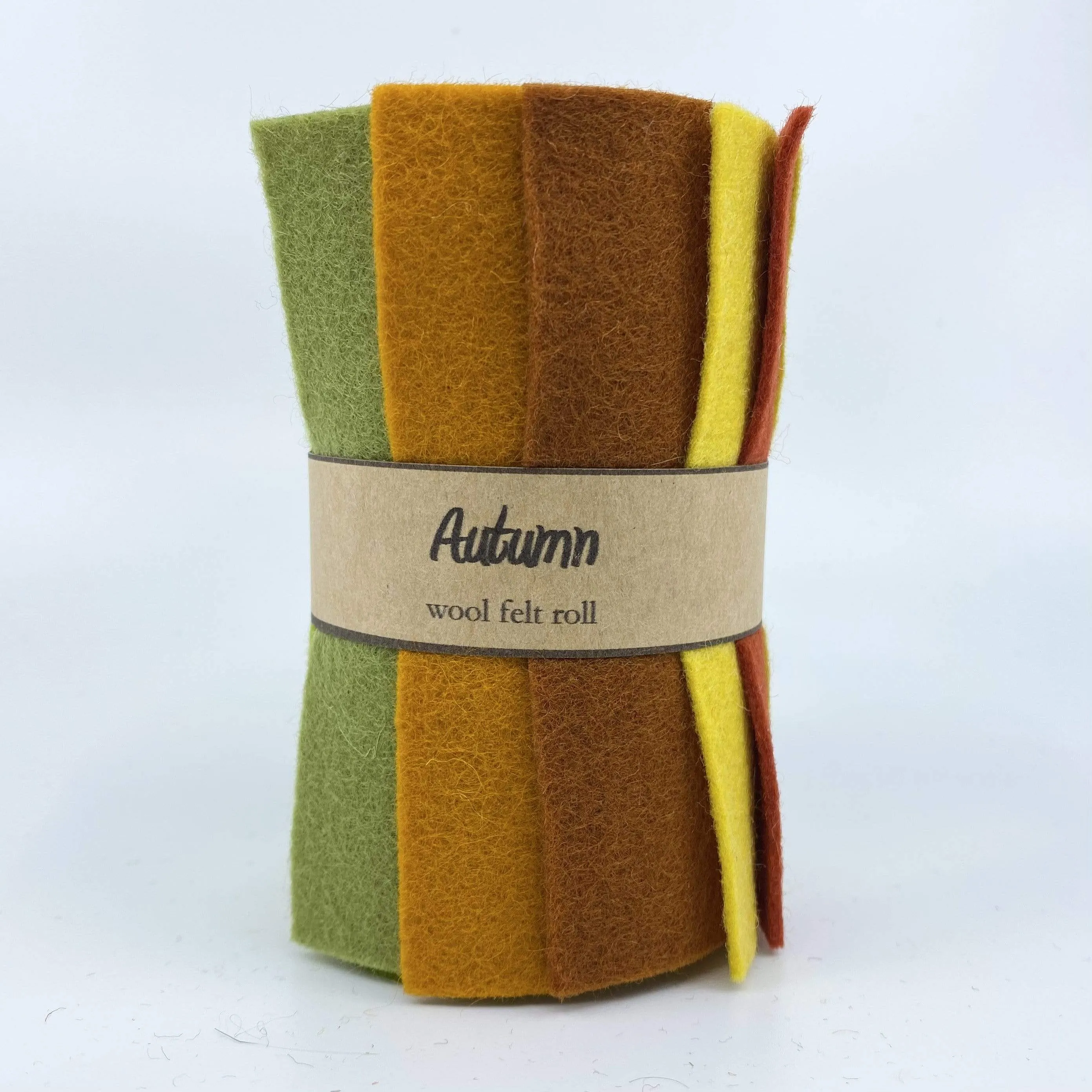 Small Wool Felt Roll - Autumn