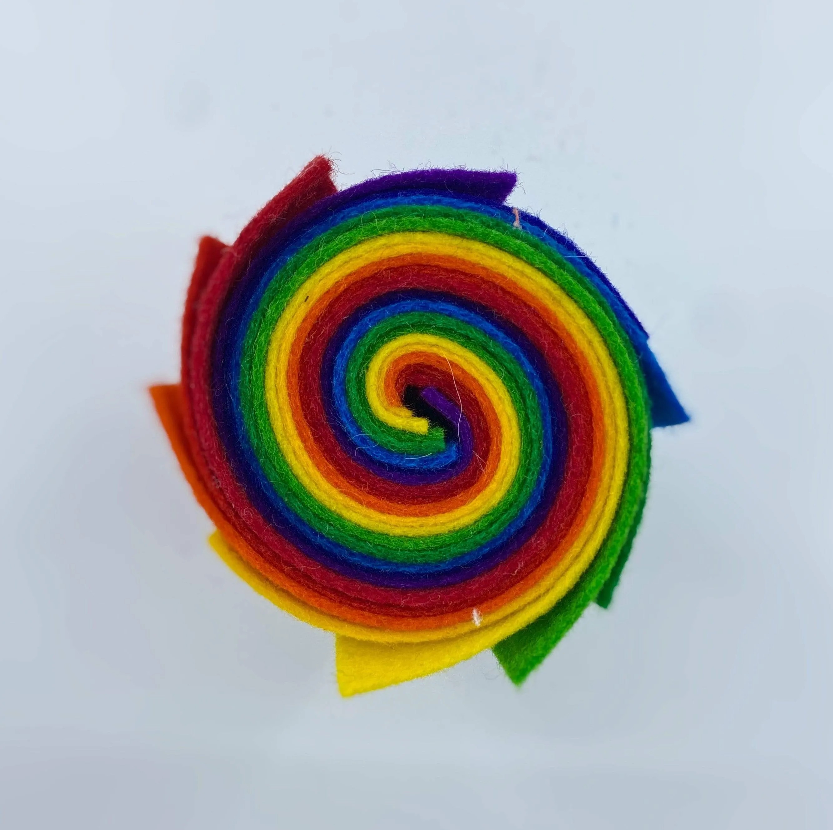 Small Wool Felt Roll - Classic Rainbow