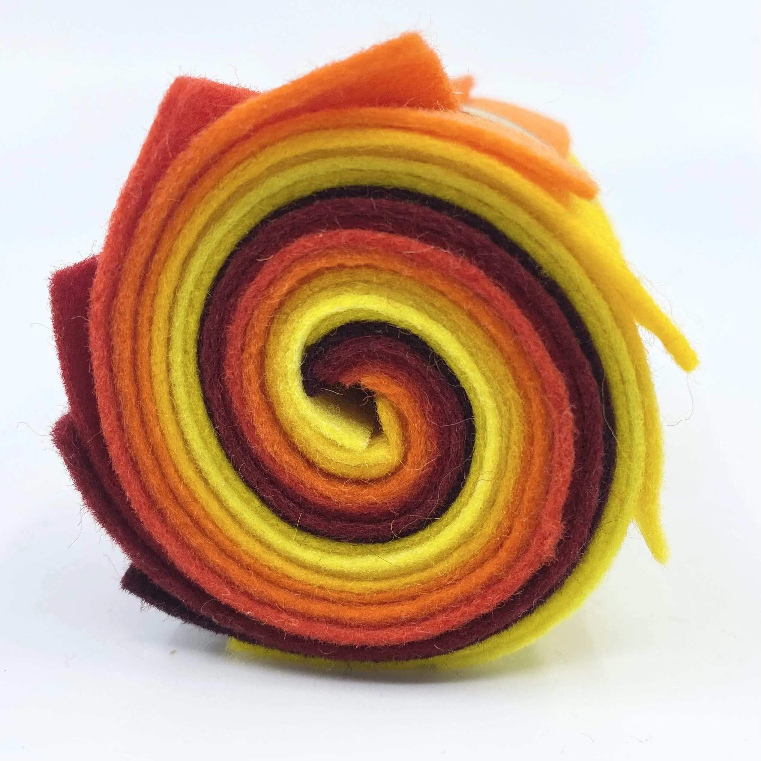 Small Wool Felt Roll - Sunspots