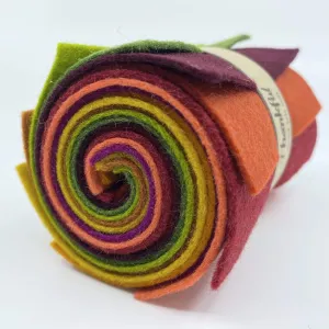 Small Wool Felt Roll - Thankful