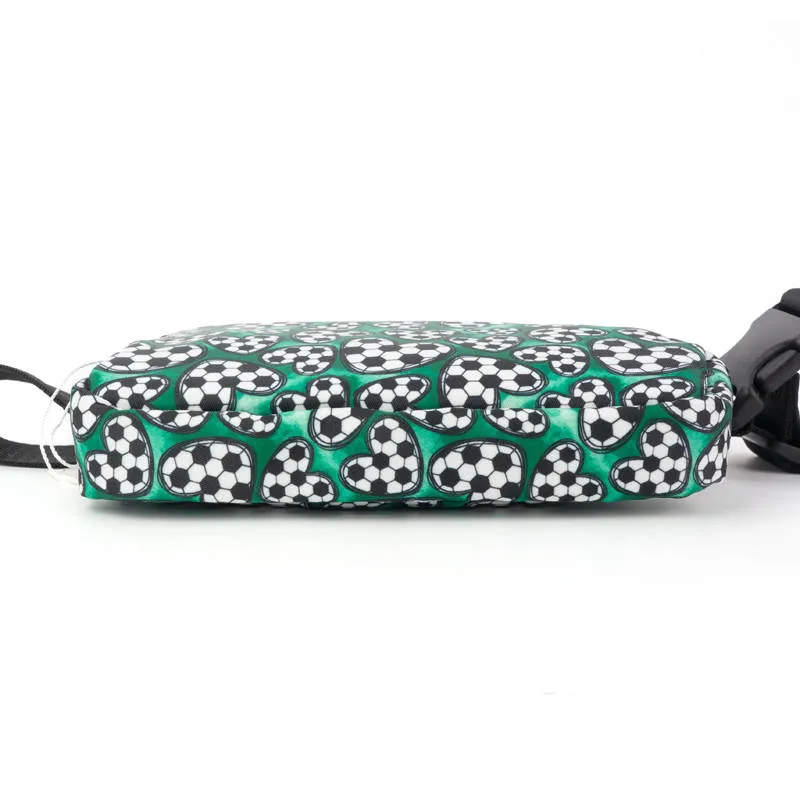 Soccer Hearts Easy Carry Belt Bag