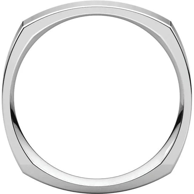 Square Comfort Fit Wedding Band (SQR)