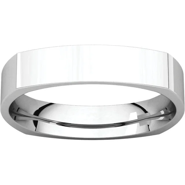 Square Comfort Fit Wedding Band (SQR)