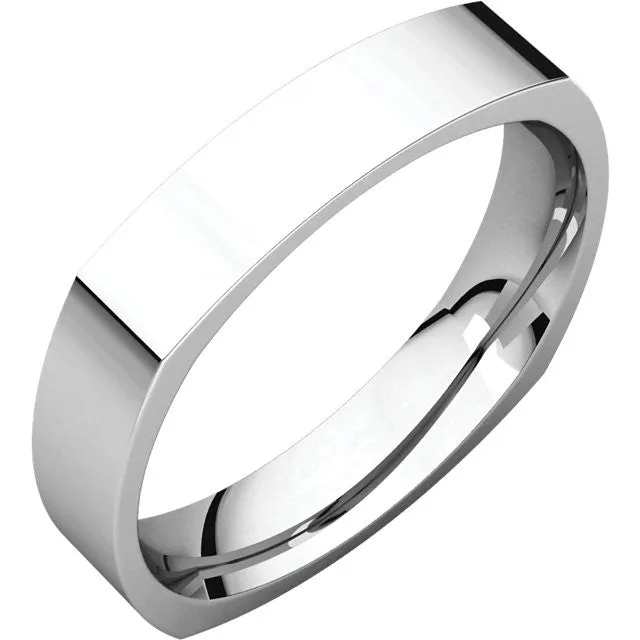 Square Comfort Fit Wedding Band (SQR)