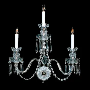 SS 3 - 3 Light Crystal Sconce