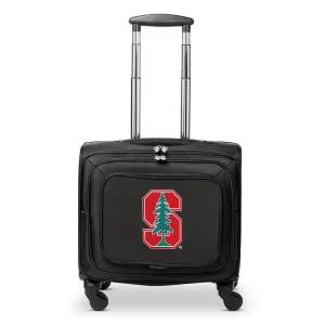 Stanford Cardinal 14" Black Wheeled Laptop Overnighter