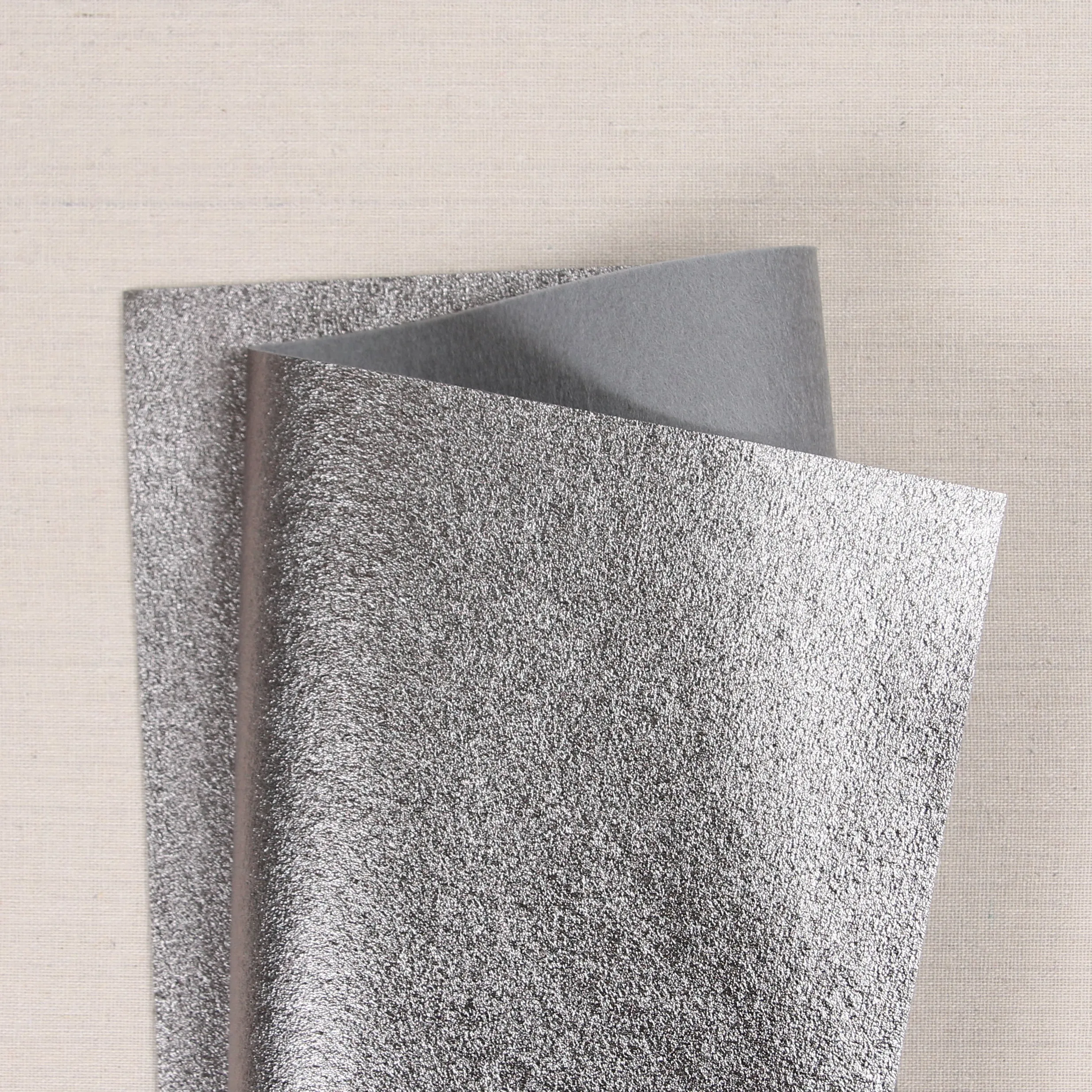 Steel Metallic Felt