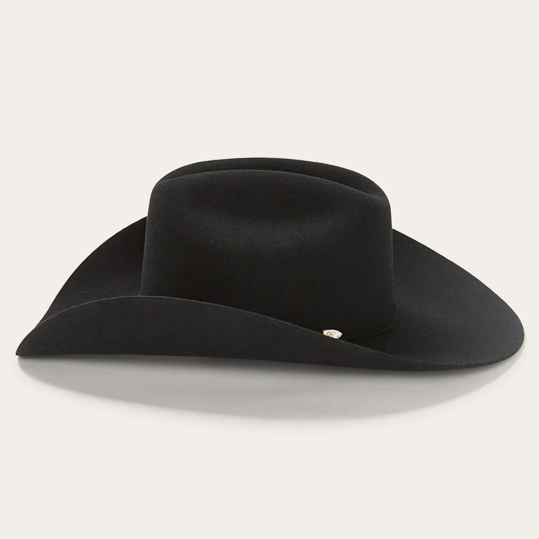 Stetson 4X Black Wool Cowboy Hat - Brenham