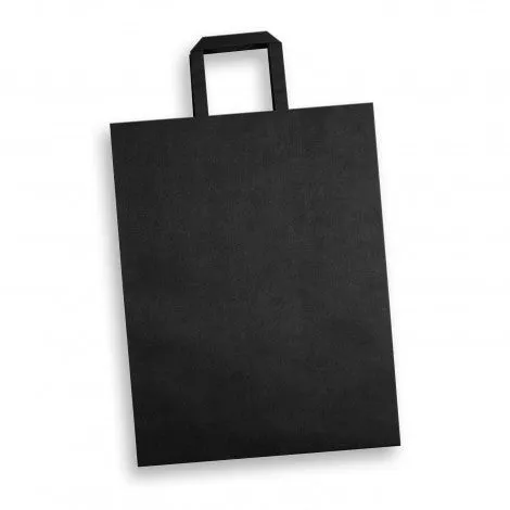 Stock Kraft Flat Handle Paper Bag Portrait-Extra Large (SKP-13T)