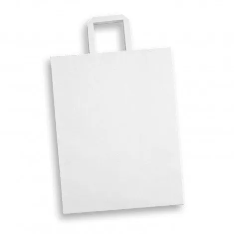 Stock Kraft Flat Handle Paper Bag Portrait-Extra Large (SKP-13T)