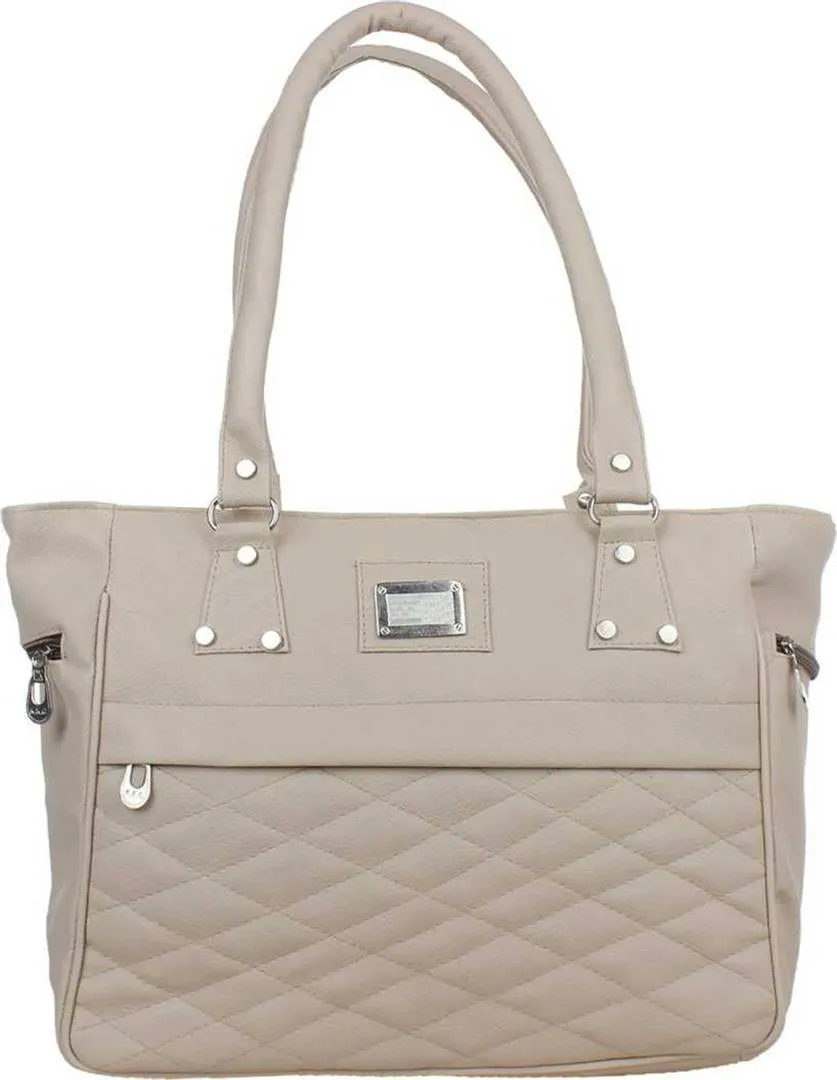 Stylish PU Off White Handheld Bag Hand Bag For Women