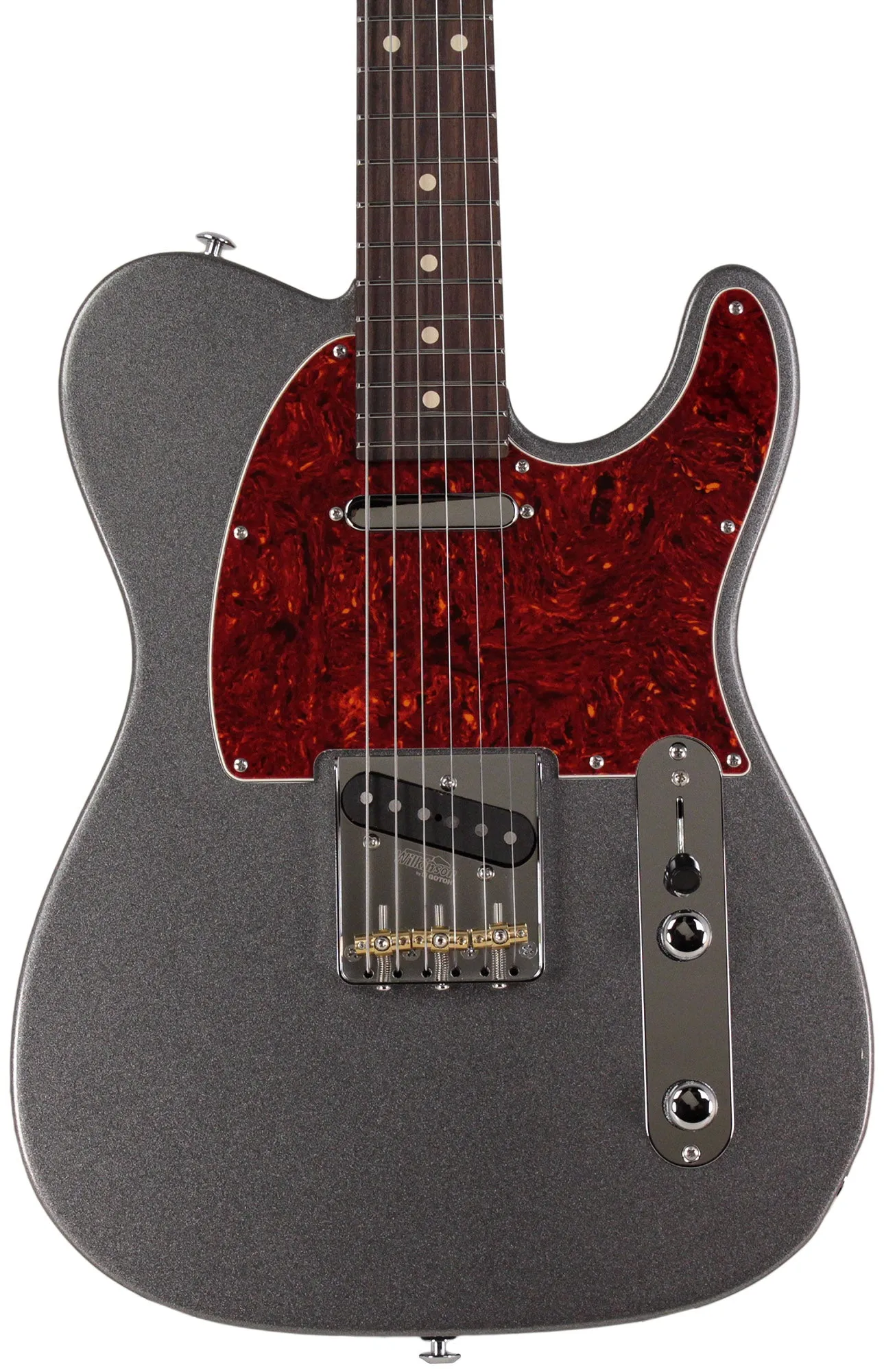 Suhr Select Classic T Guitar, Roasted Neck, Charcoal Frost Metallic, Rosewood