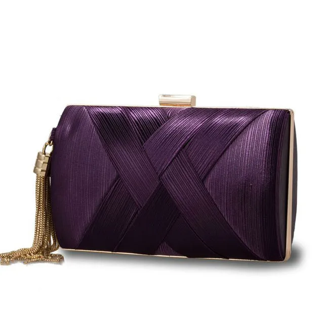 Tassel Chain Evening Clutch