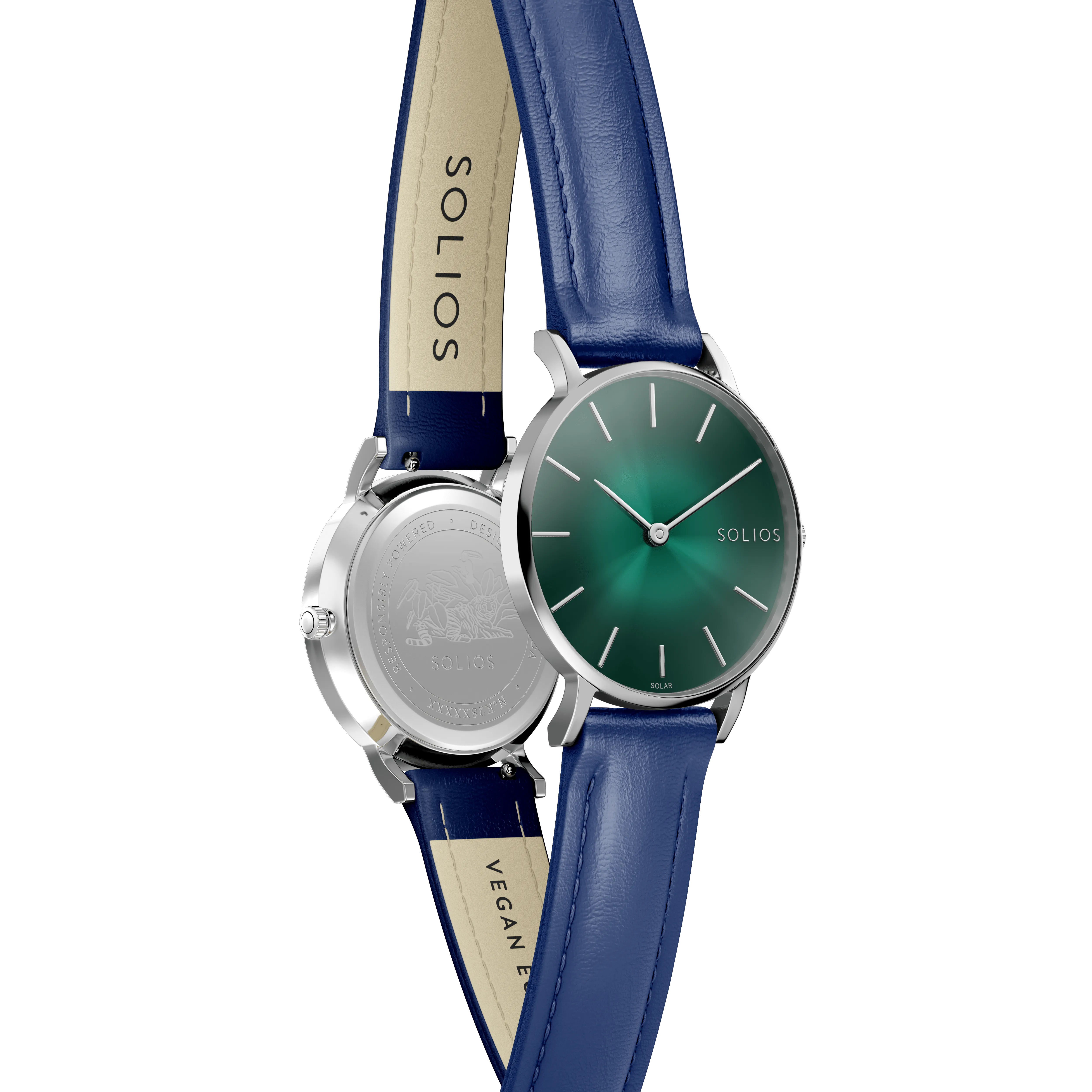 The Rainforest Classic | Green Dial - Silver Case