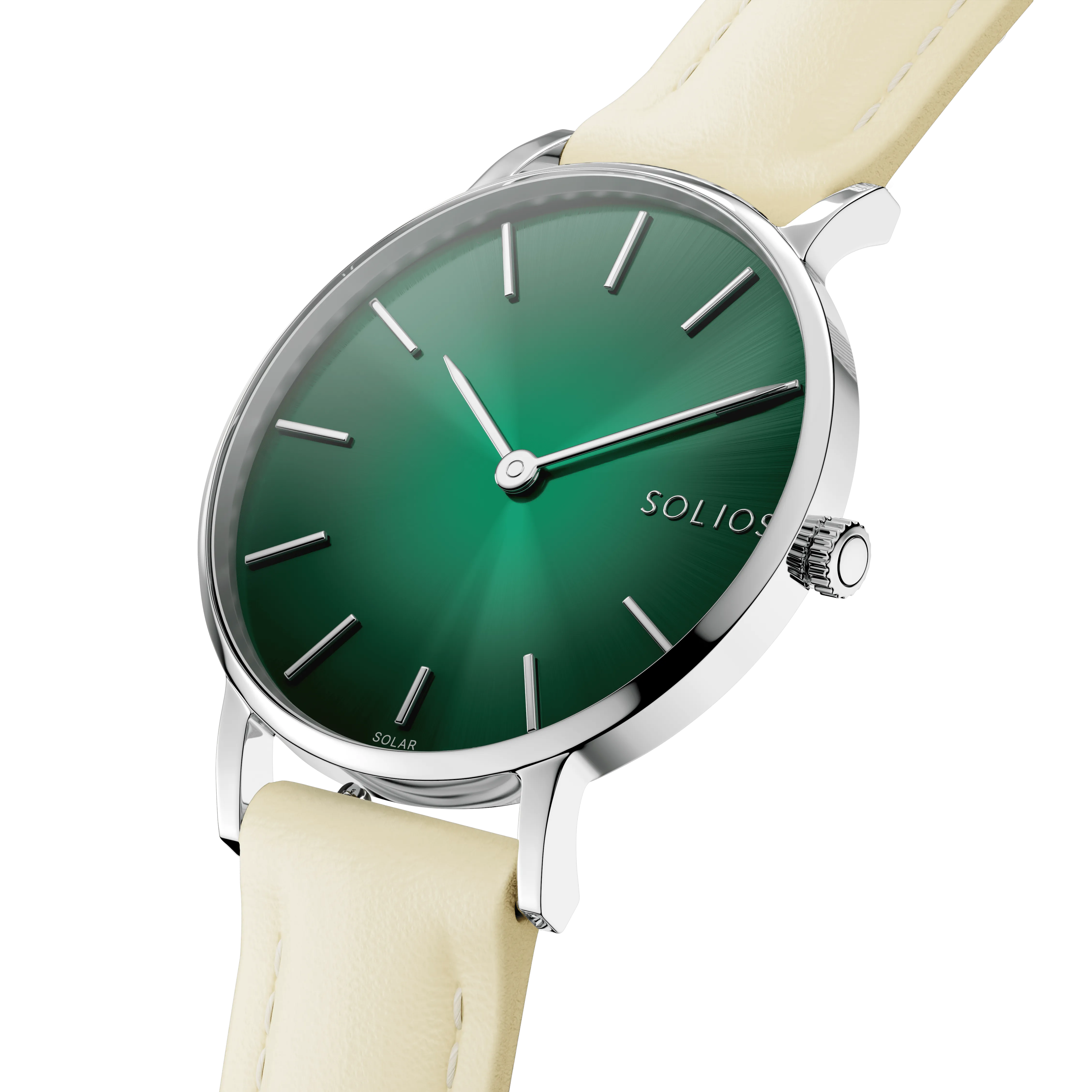 The Rainforest Classic | Green Dial - Silver Case