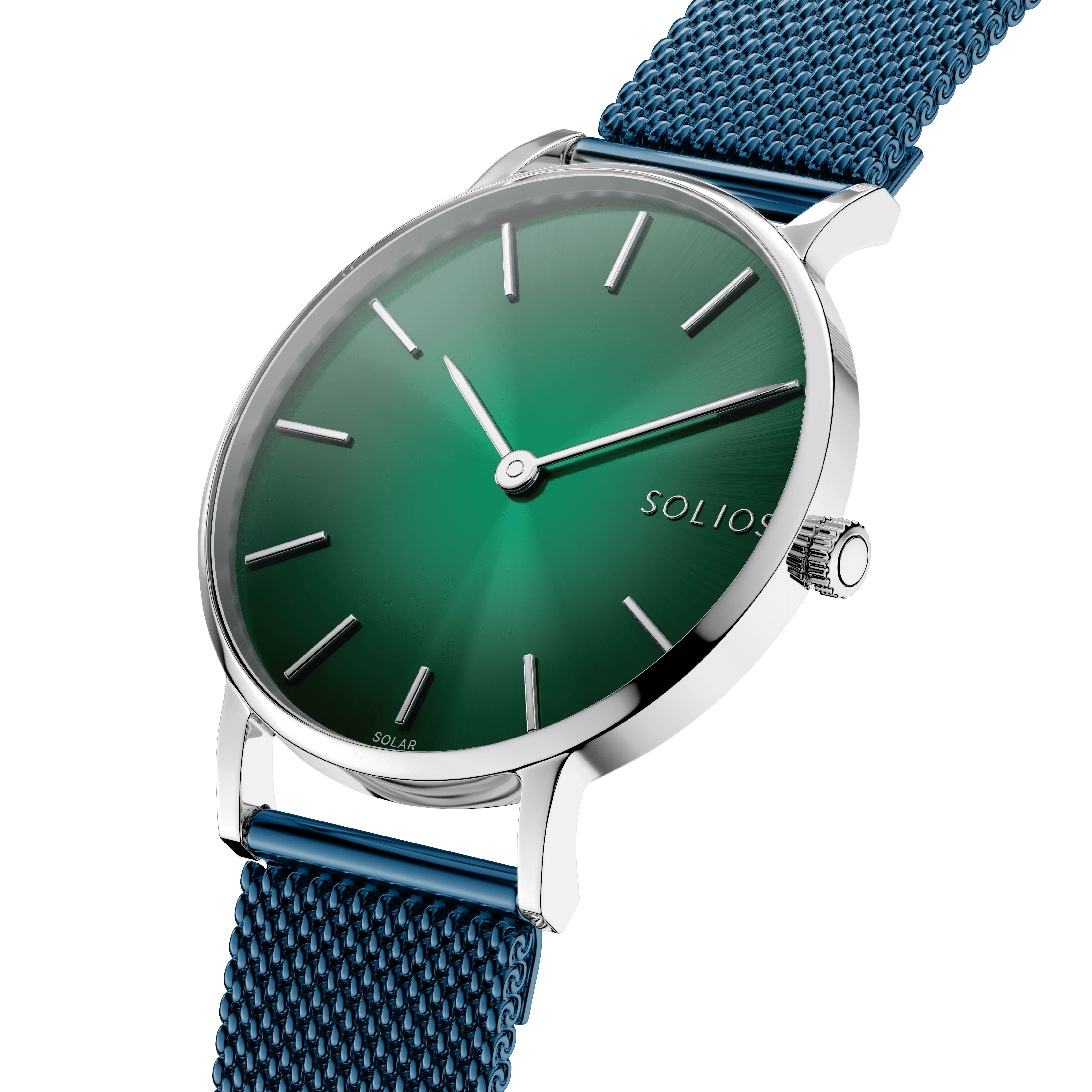 The Rainforest Classic | Green Dial - Silver Case