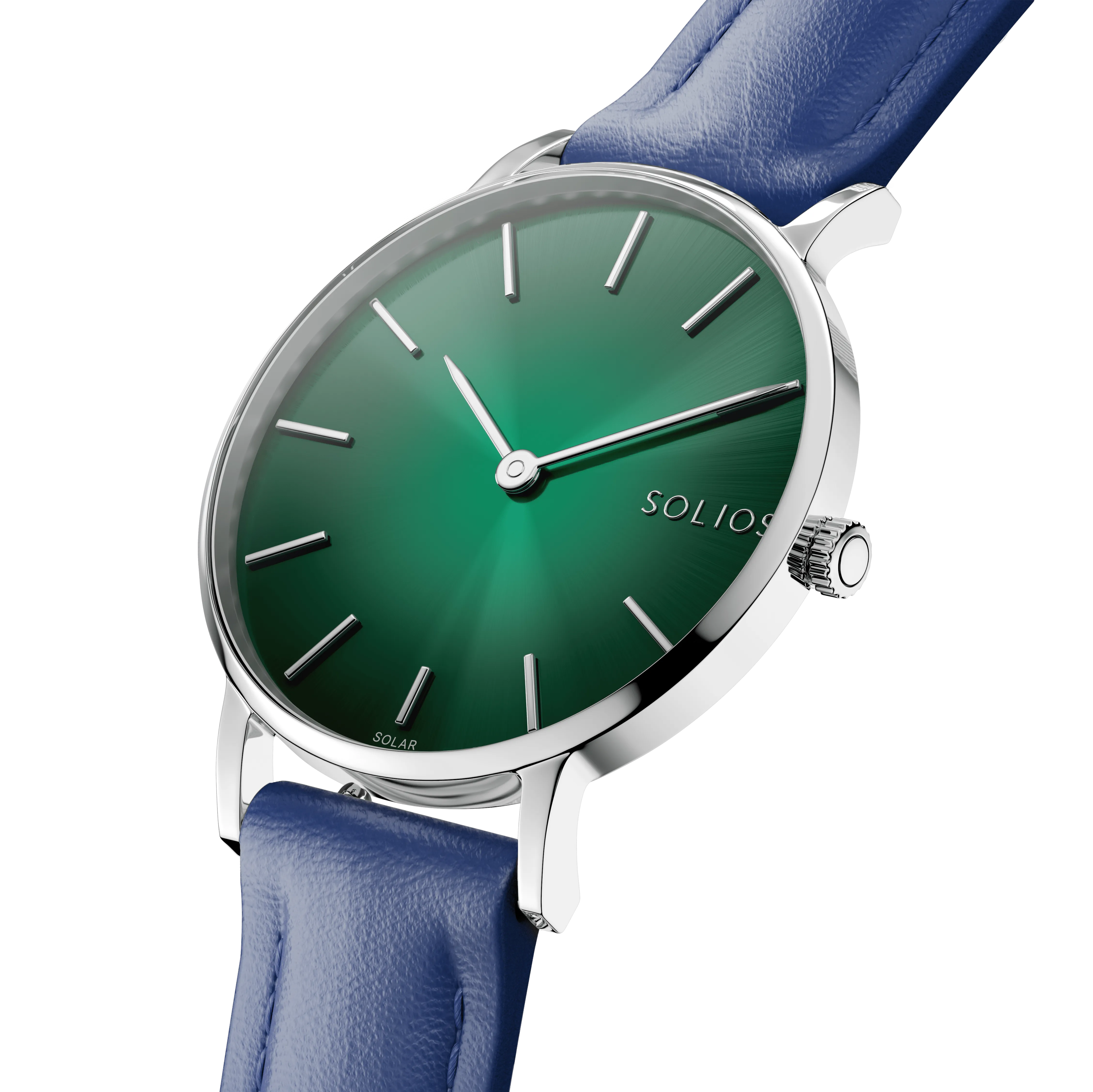 The Rainforest Classic | Green Dial - Silver Case