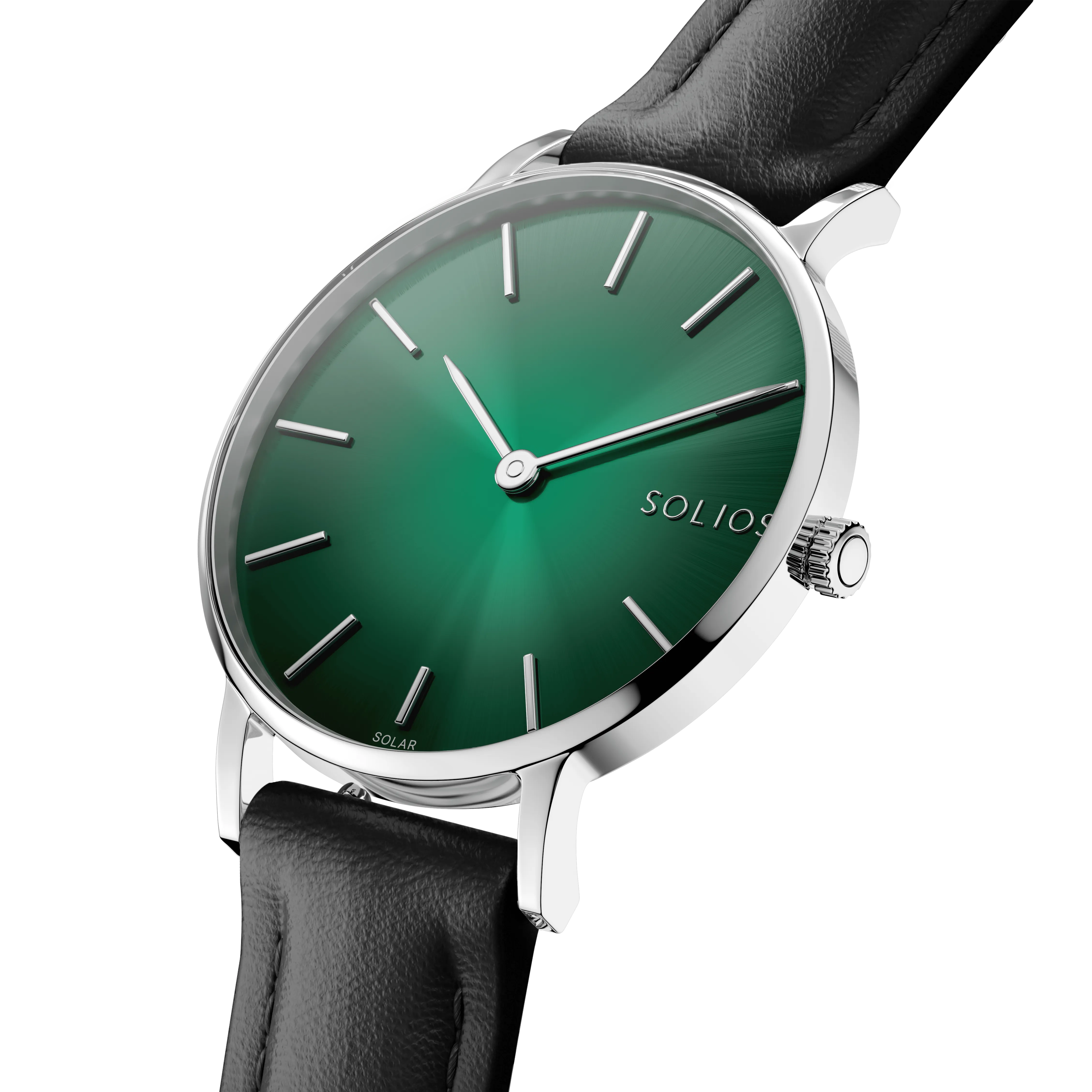 The Rainforest Classic | Green Dial - Silver Case