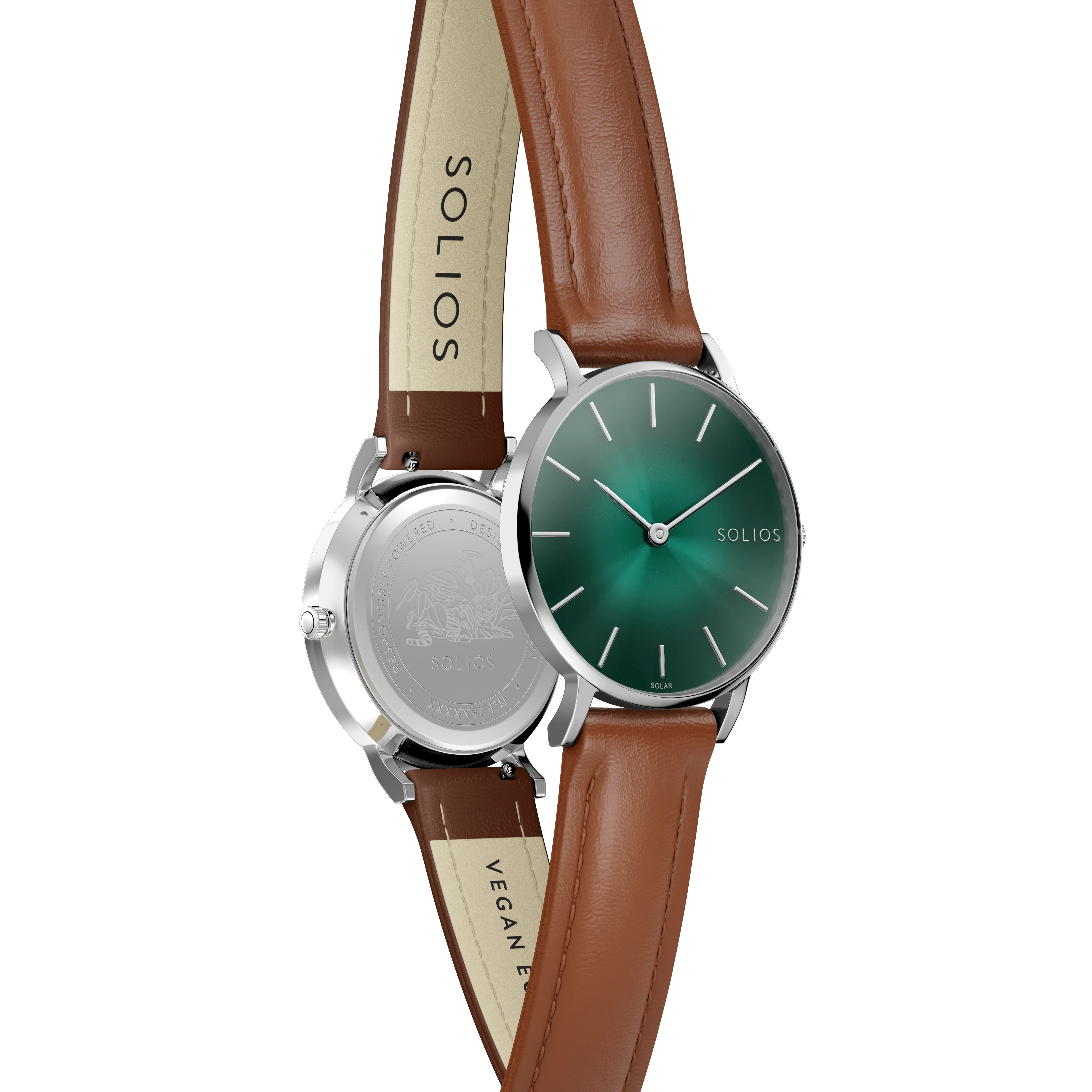 The Rainforest Classic | Green Dial - Silver Case