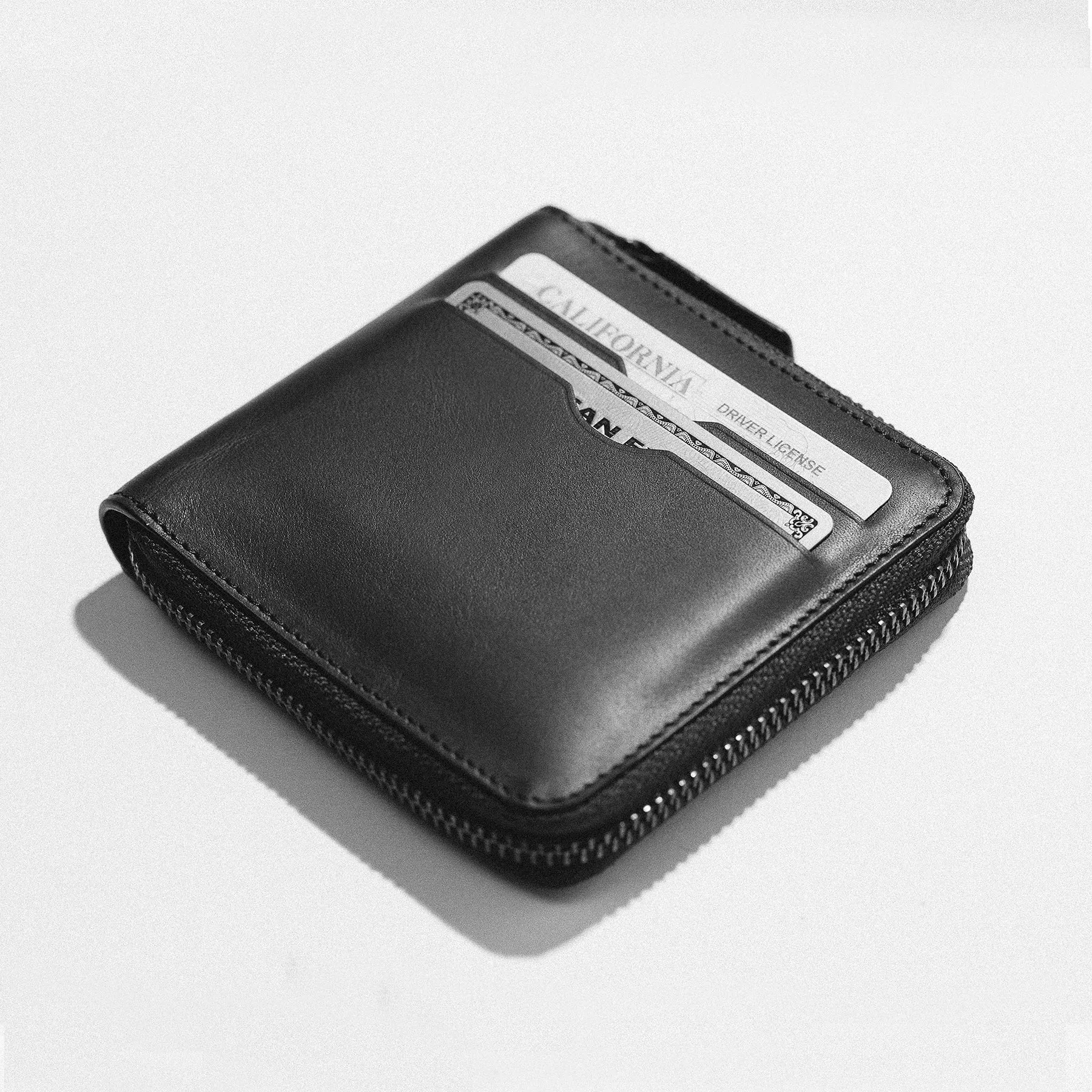 The Zip Wallet in Navy