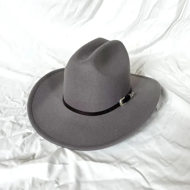 Vintage Shapeable Wide Brim Cowboy Hat