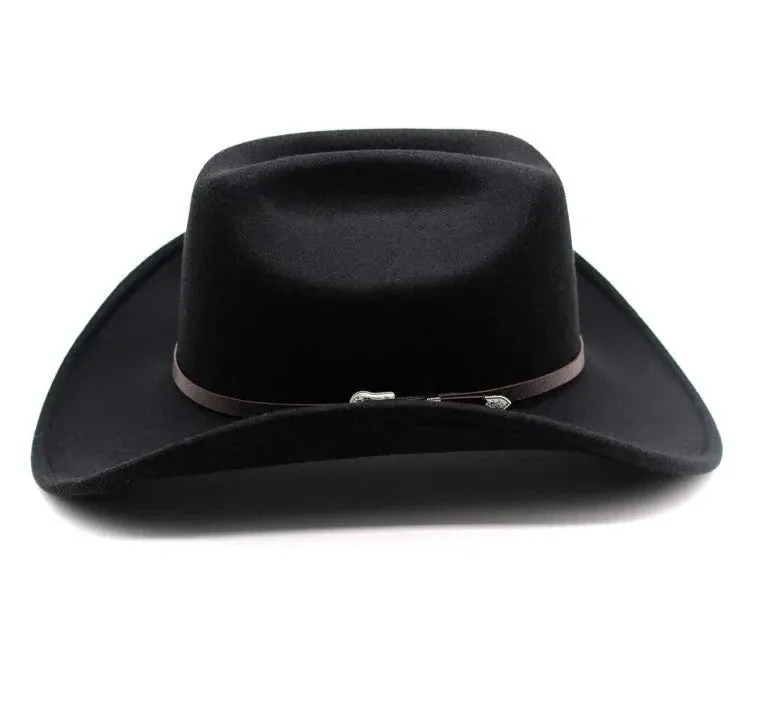 Vintage Shapeable Wide Brim Cowboy Hat