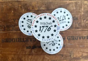 We The People 1776 Sticker