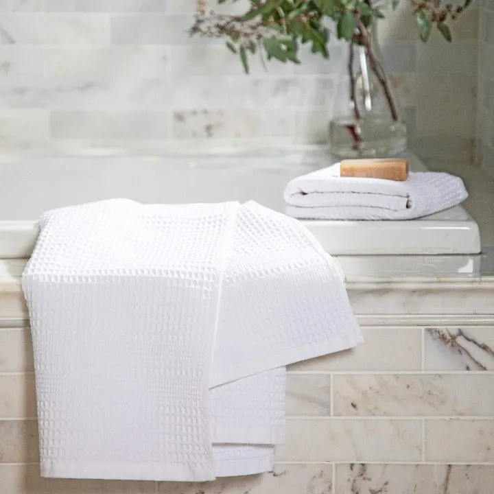 White Bath Towel, Classic Style