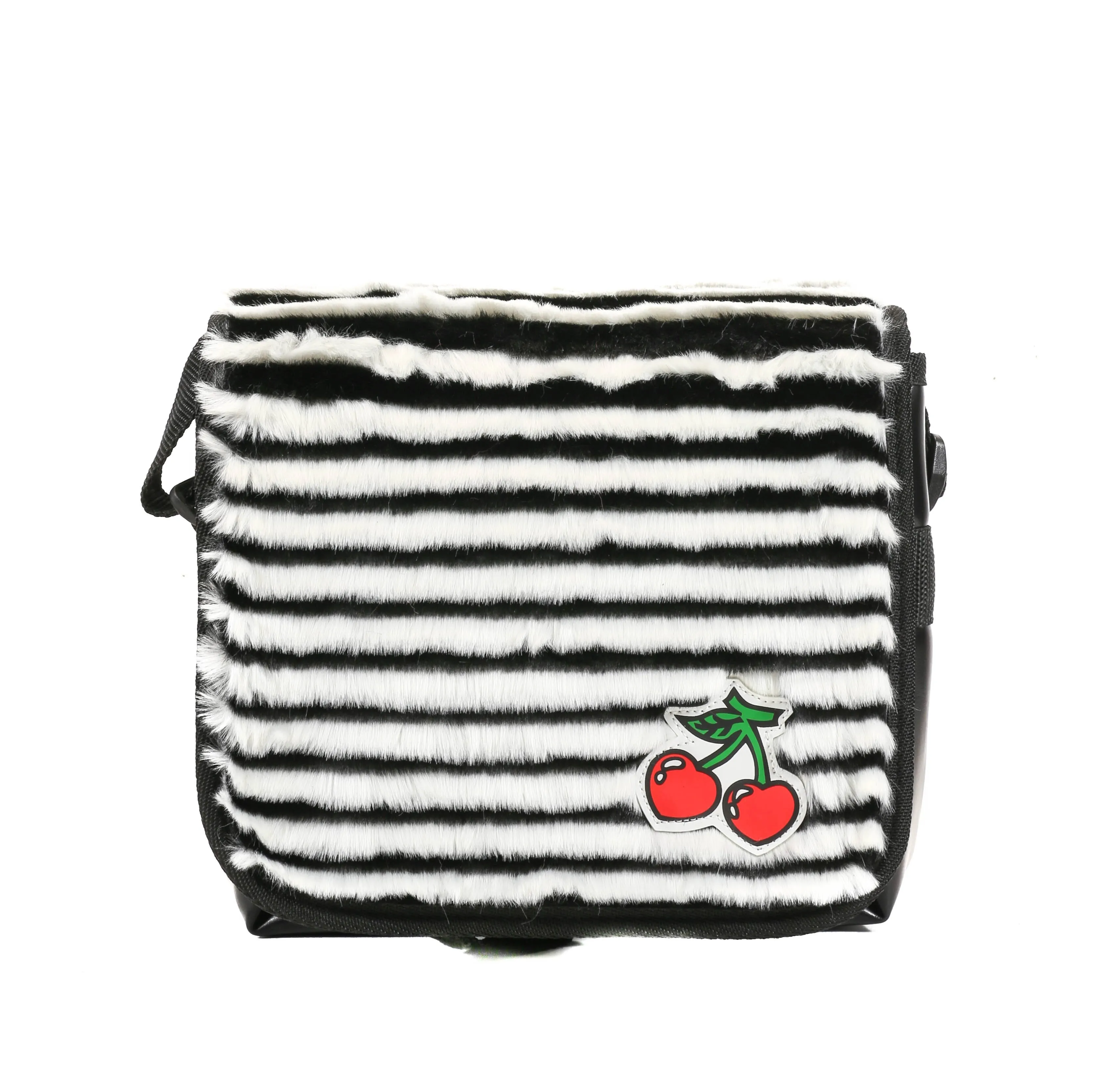 WhiteFurCherry Purse