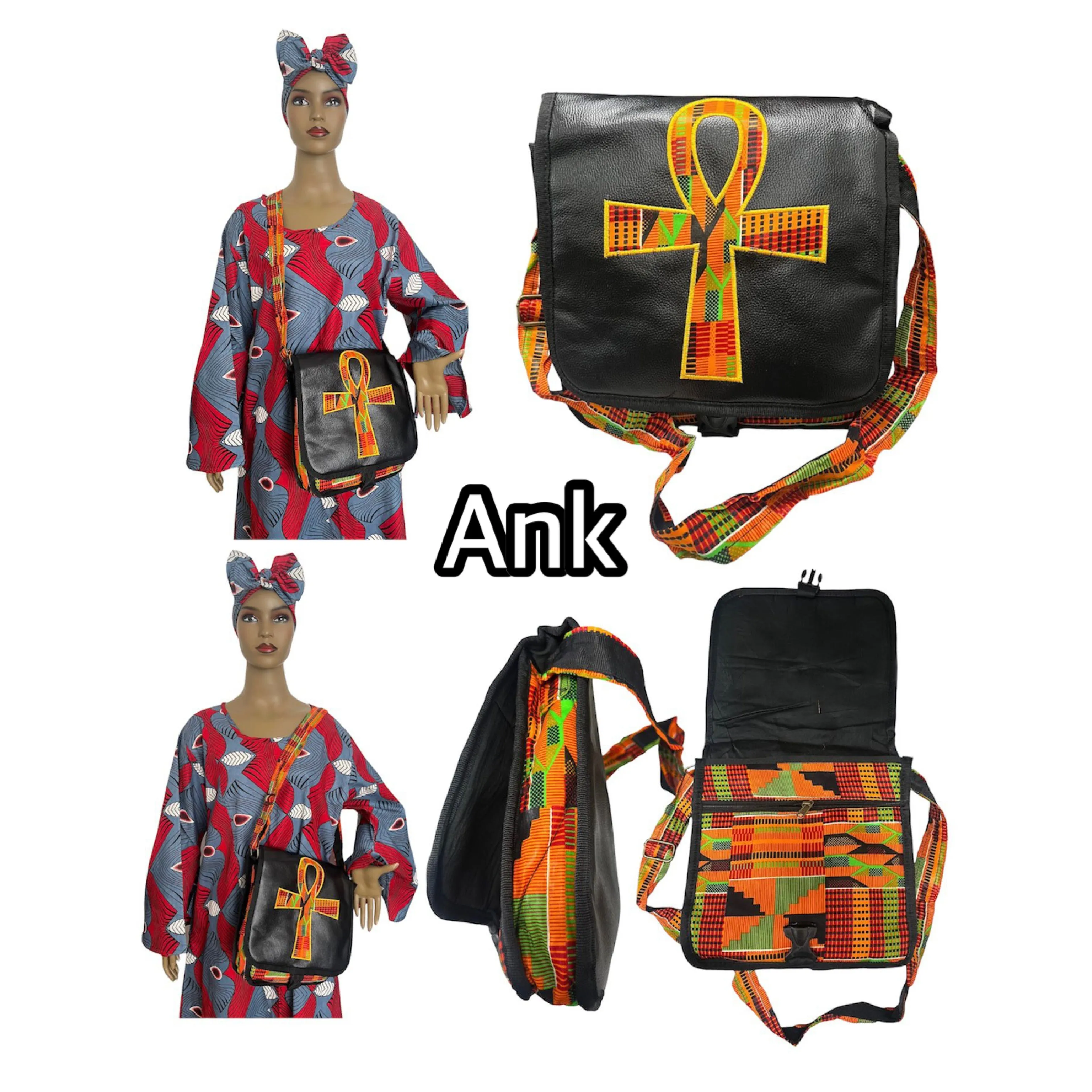 Women's Kente Print Handbag