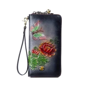 Women's Retro Genuine Leather Vintage Purse Wallet