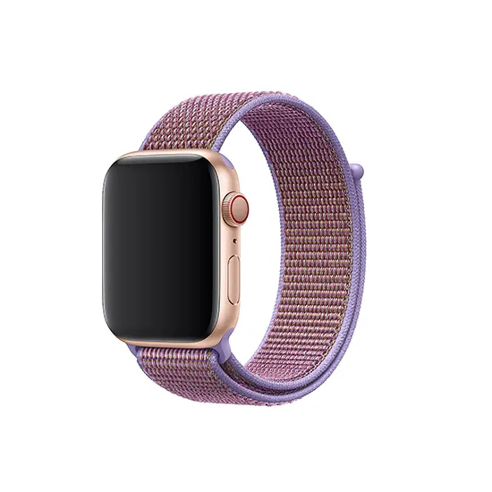 Woven Nylon Strap For Apple Watch-Dragon Fruit (42/44/45/49mm)