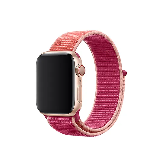 Woven Nylon Strap For Apple Watch-Dragon Fruit (42/44/45/49mm)